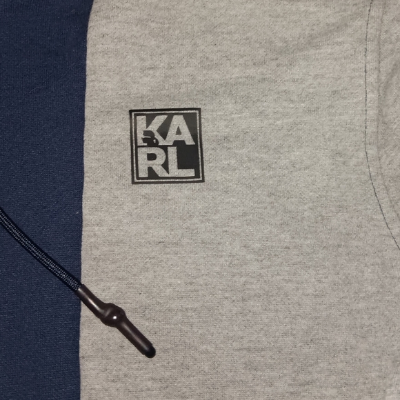 Karl Lagerfeld Paris Hoodie Hooded Sweatshirt - Picture 3 of 6